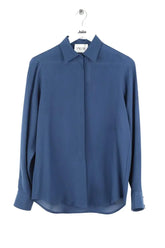Chemise Pallas Bleu en Soie, taille S - Seconde Main