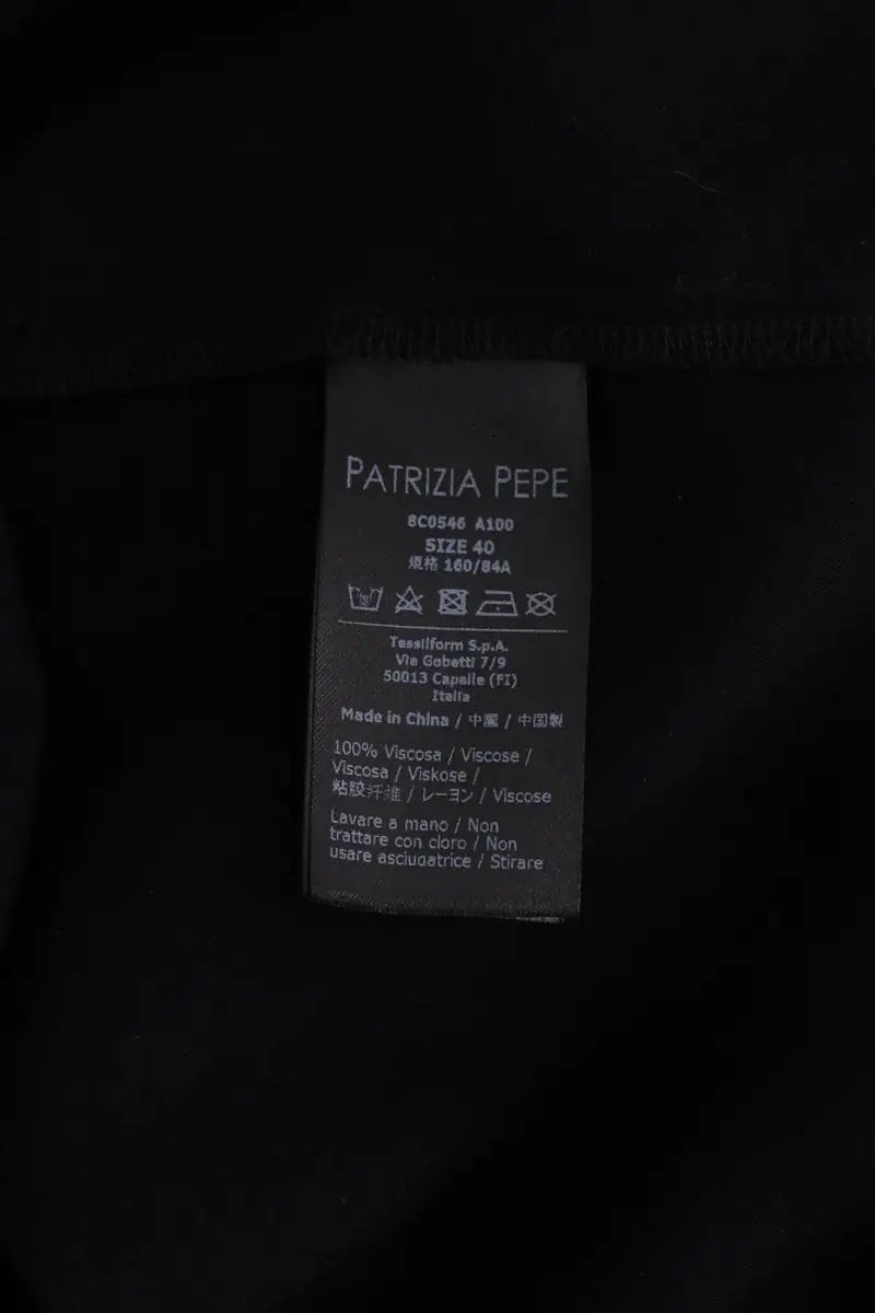 Chemise Patrizia Pepe Noir en Viscose
