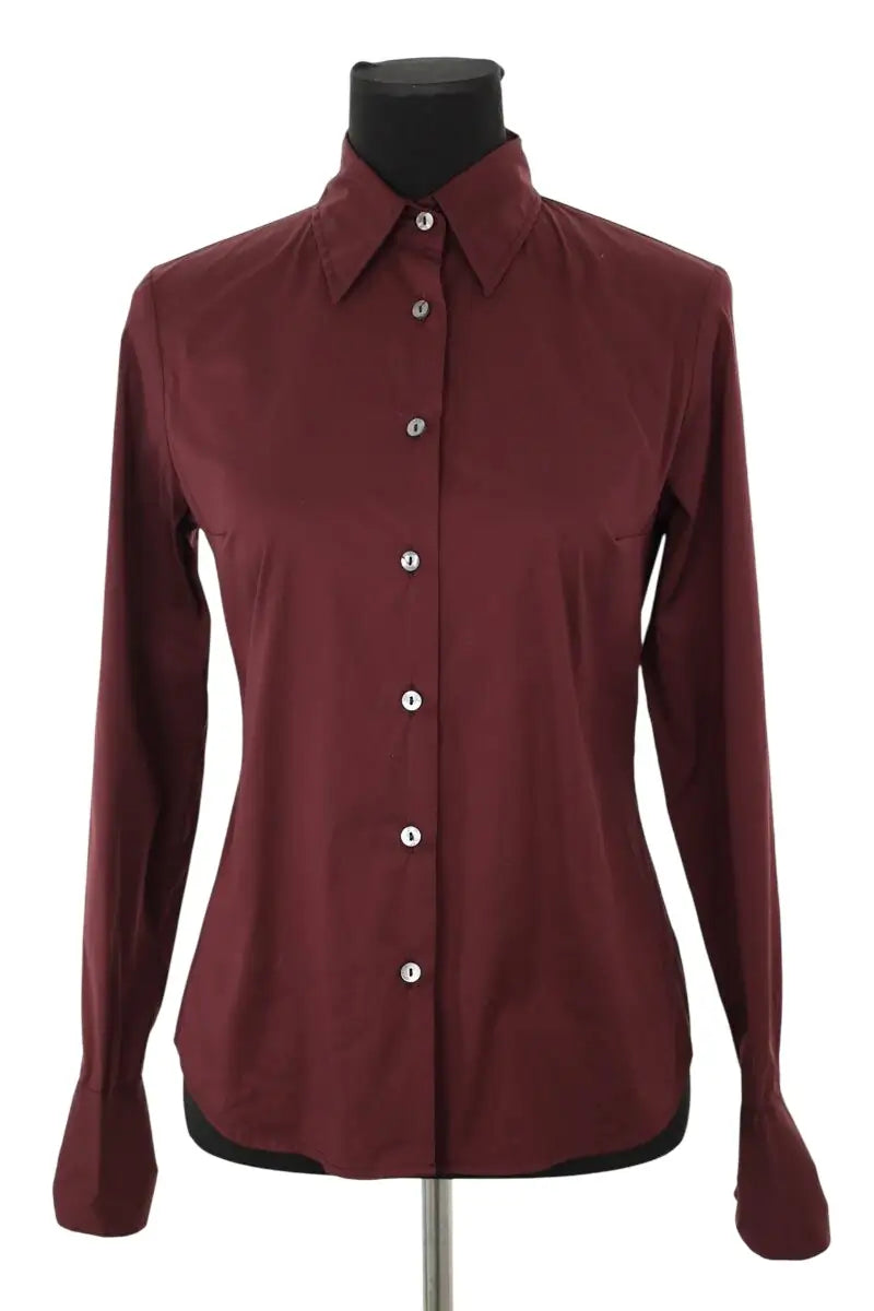 Chemise Paul & Joe Bordeaux en Coton, taille S - Seconde Main
