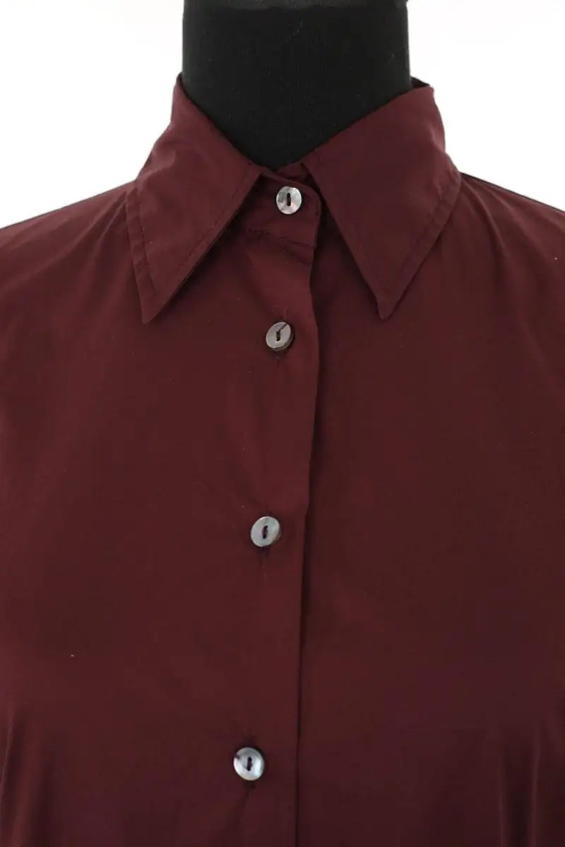 Chemise Paul & Joe Bordeaux en Coton