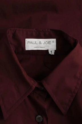 Chemise Paul & Joe Bordeaux en Coton