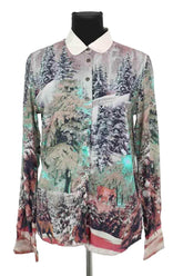 Chemise Paul & Joe Vert en Coton, taille S - Seconde Main