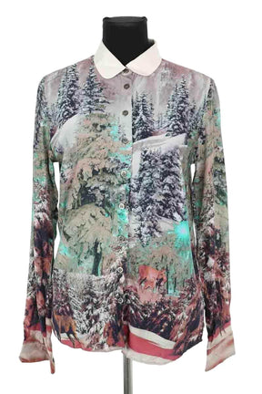 Chemise Paul & Joe Vert en Coton, taille S - Seconde Main