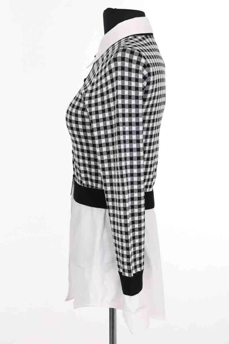 Chemise Paule Ka Noir en Synthétique