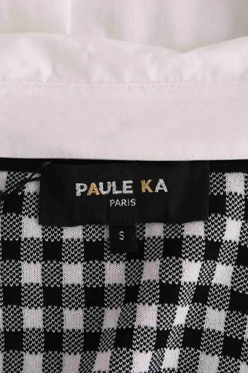 Chemise Paule Ka Noir en Synthétique