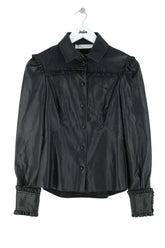 Chemise Philosophy Di Lorenzo Serafini Noir en Cuir, taille S - Seconde Main