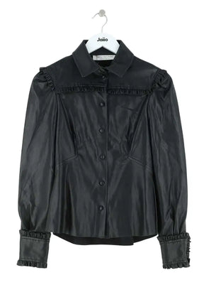 Chemise Philosophy Di Lorenzo Serafini Noir en Cuir, taille S - Seconde Main