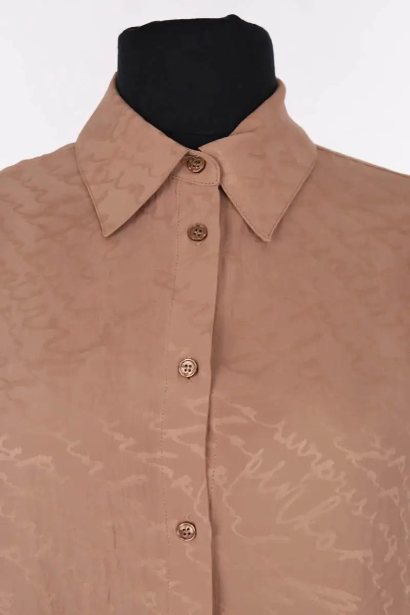Chemise Pinko Beige en Synthétique