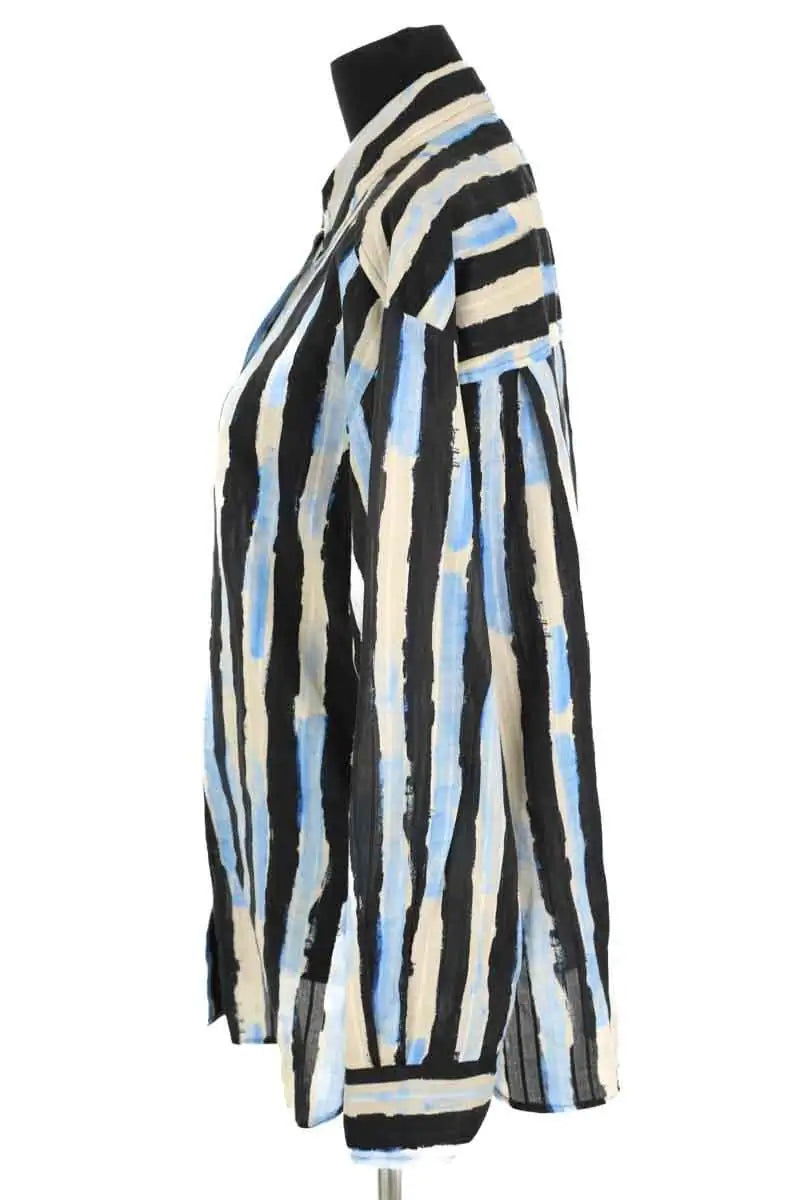 Chemise Pinko Bleu en Coton
