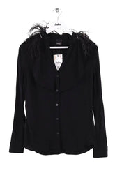 Chemise Pinko Noir en Viscose, taille XS - Seconde Main