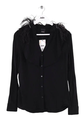 Chemise Pinko Noir en Viscose, taille XS - Seconde Main