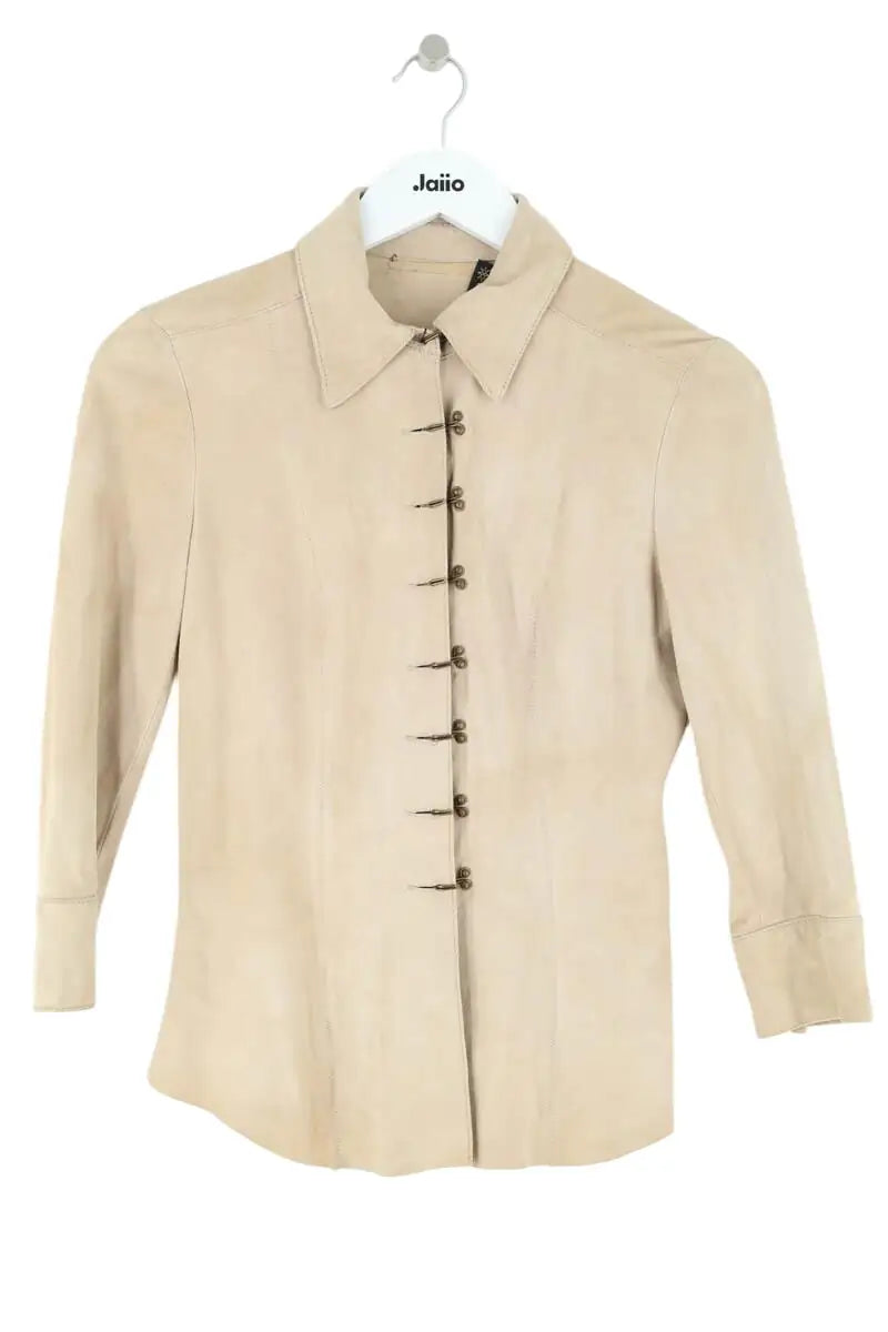 Chemise Plein Sud Beige en Daim, taille M - Seconde Main