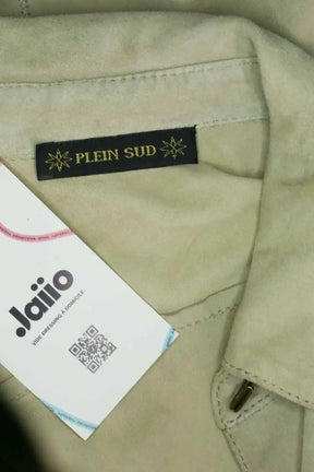 Chemise Plein Sud Beige en Daim