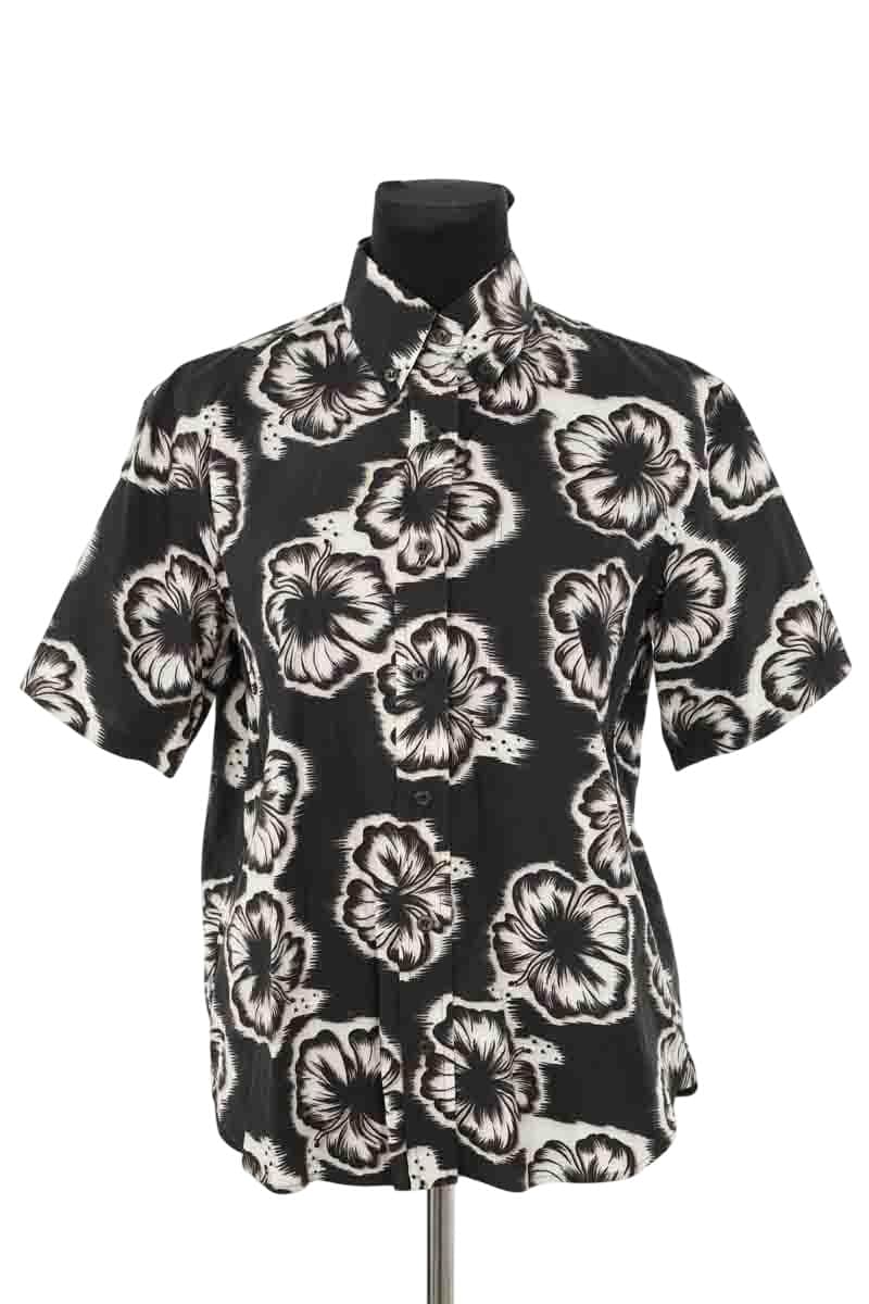 Chemise Prada Noir en Coton, taille S - Seconde Main