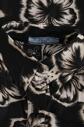 Chemise Prada Noir en Coton