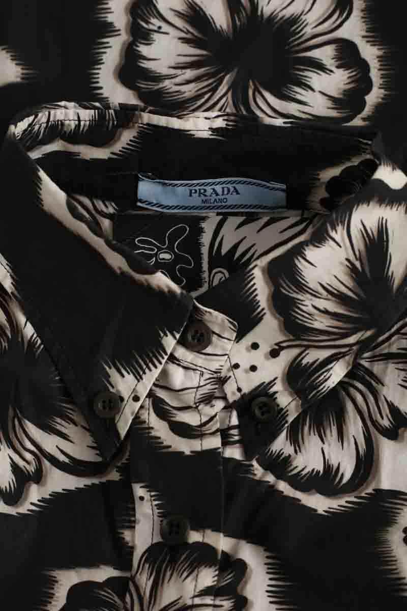 Chemise Prada Noir en Coton