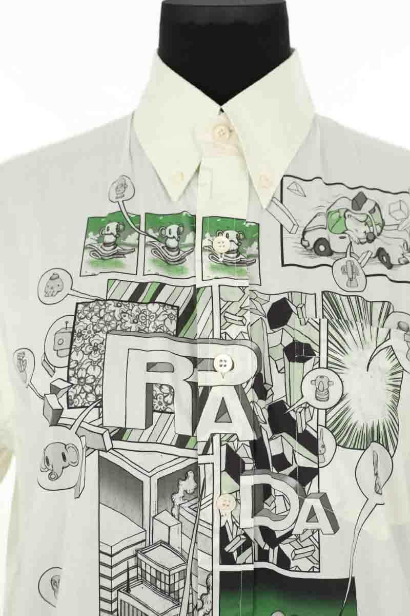 Chemise Prada Vert en Coton