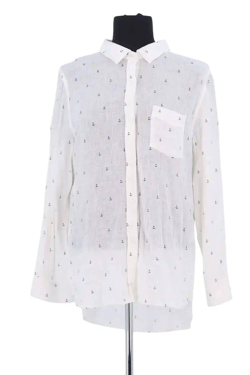 Chemise Rails Blanc en Lin, taille S - Seconde Main
