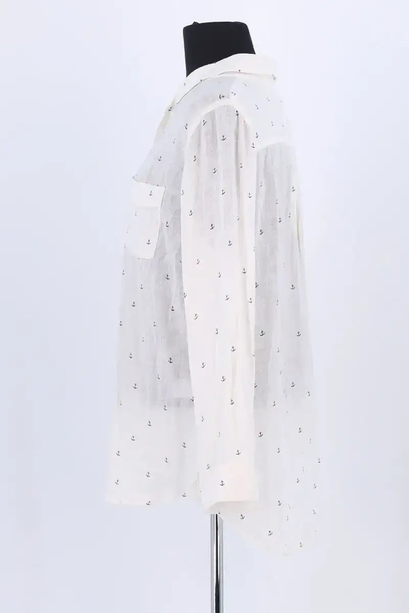 Chemise Rails Blanc en Lin