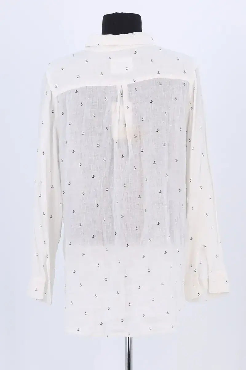 Chemise Rails Blanc en Lin