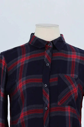 Chemise Rails Bleu en Coton