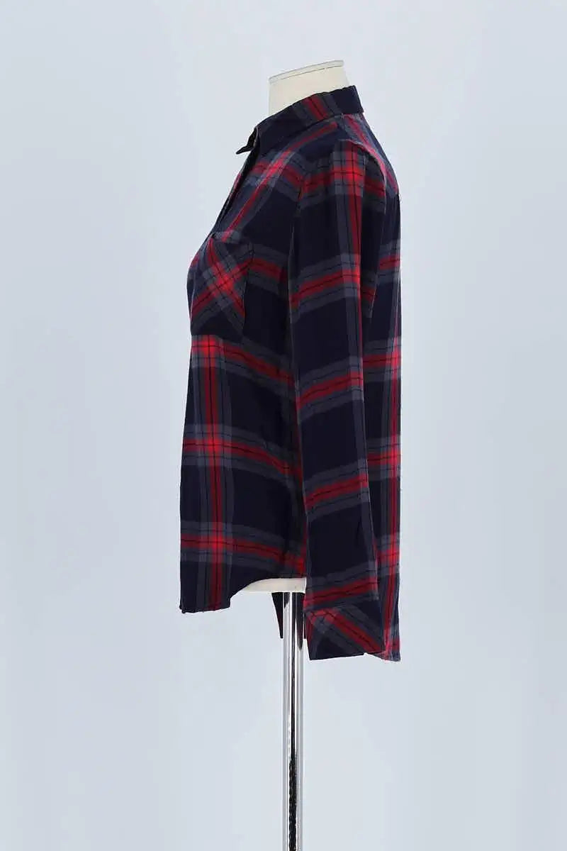 Chemise Rails Bleu en Coton