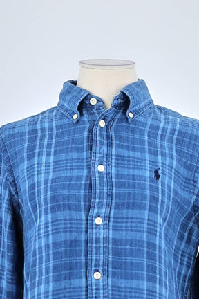 Chemise Ralph Lauren Bleu en Lin