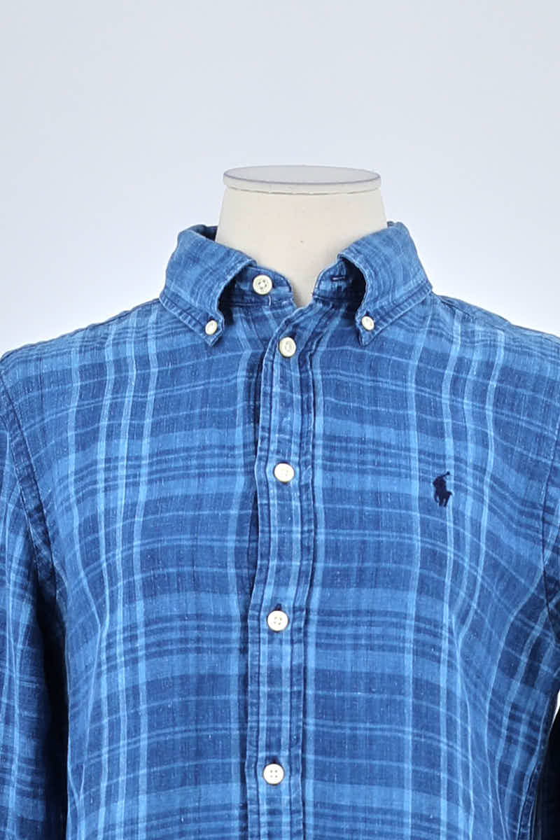 Chemise Ralph Lauren Bleu en Lin
