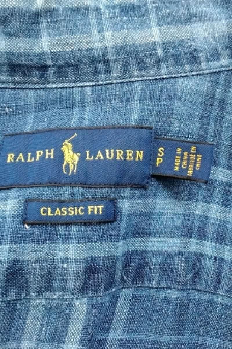 Chemise Ralph Lauren Bleu en Lin
