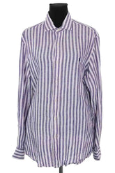 Chemise Ralph Lauren Violet en Lin, taille L - Seconde Main