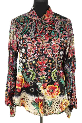 Chemise Roberto Cavalli Multicolore en Soie, taille XL - Seconde Main