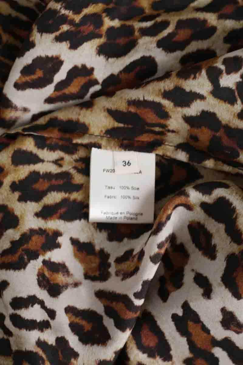 Chemise Roseanna Marron en Soie