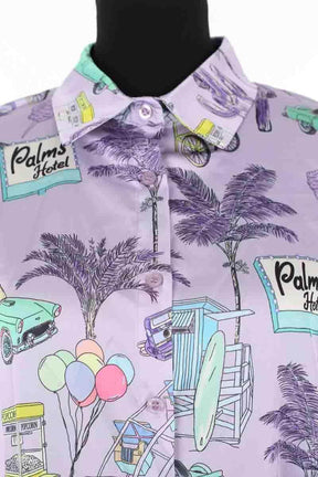 Chemise Ruta Violet en Polyester