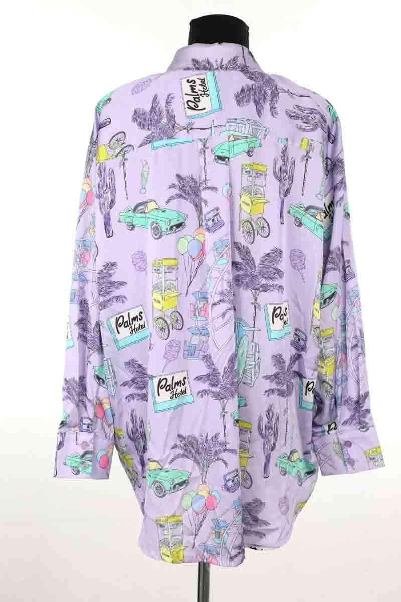 Chemise Ruta Violet en Polyester