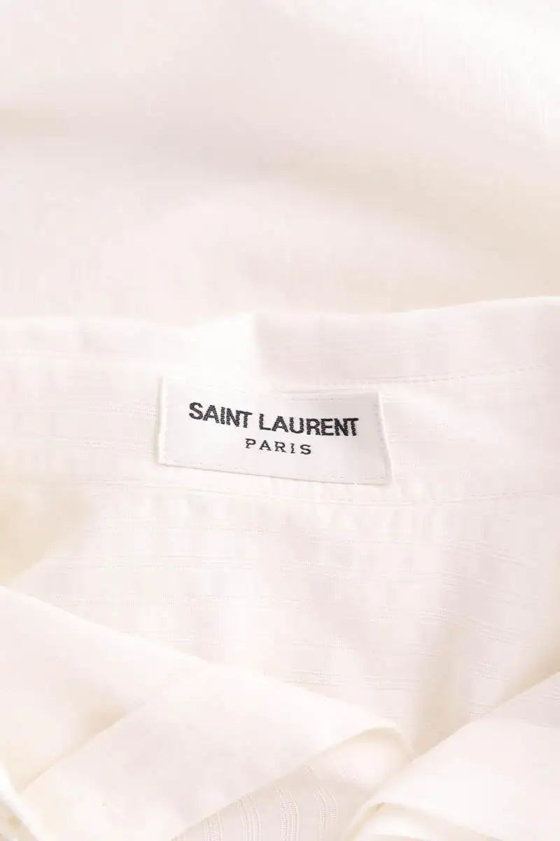 Chemise Saint Laurent Blanc en Coton