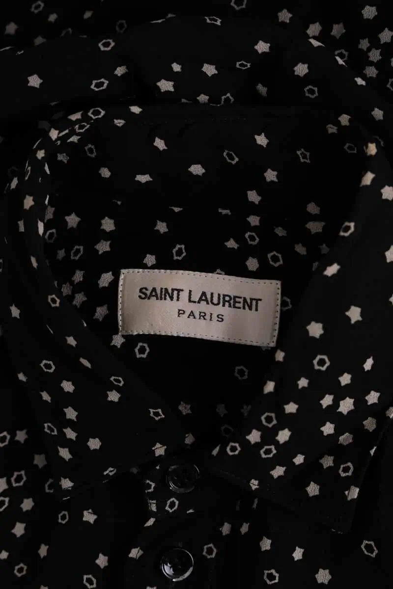 Chemise Saint Laurent Noir en Viscose
