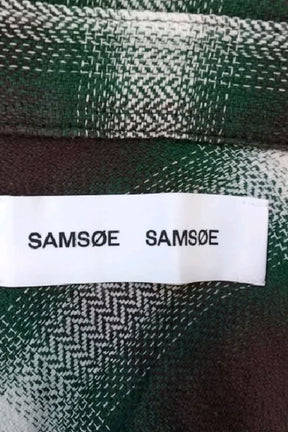 Chemise Samsoe Samsoe Vert en Coton
