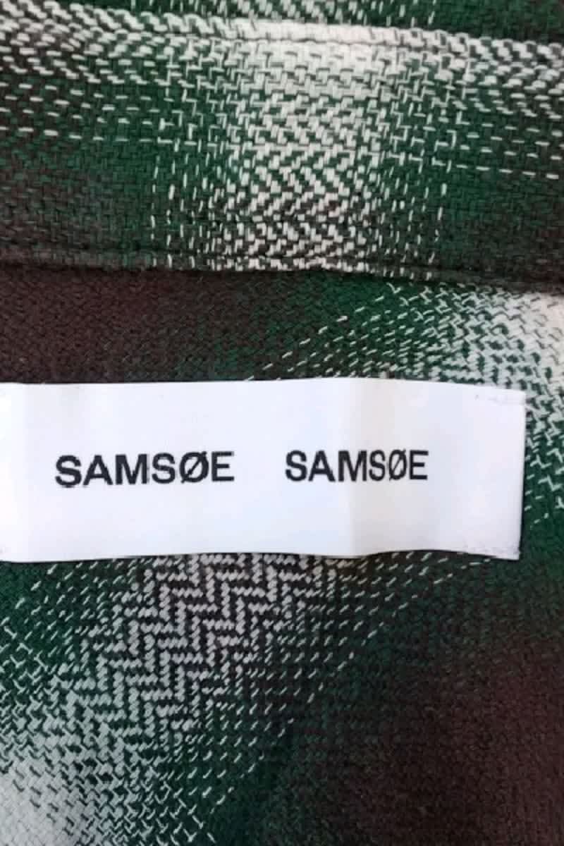 Chemise Samsoe Samsoe Vert en Coton