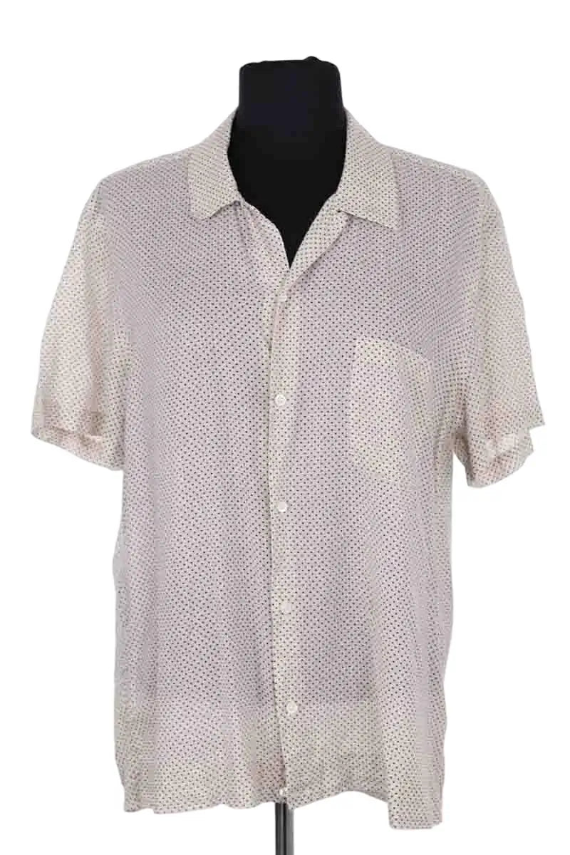 Chemise Sandro Beige en Coton, taille L - Seconde Main