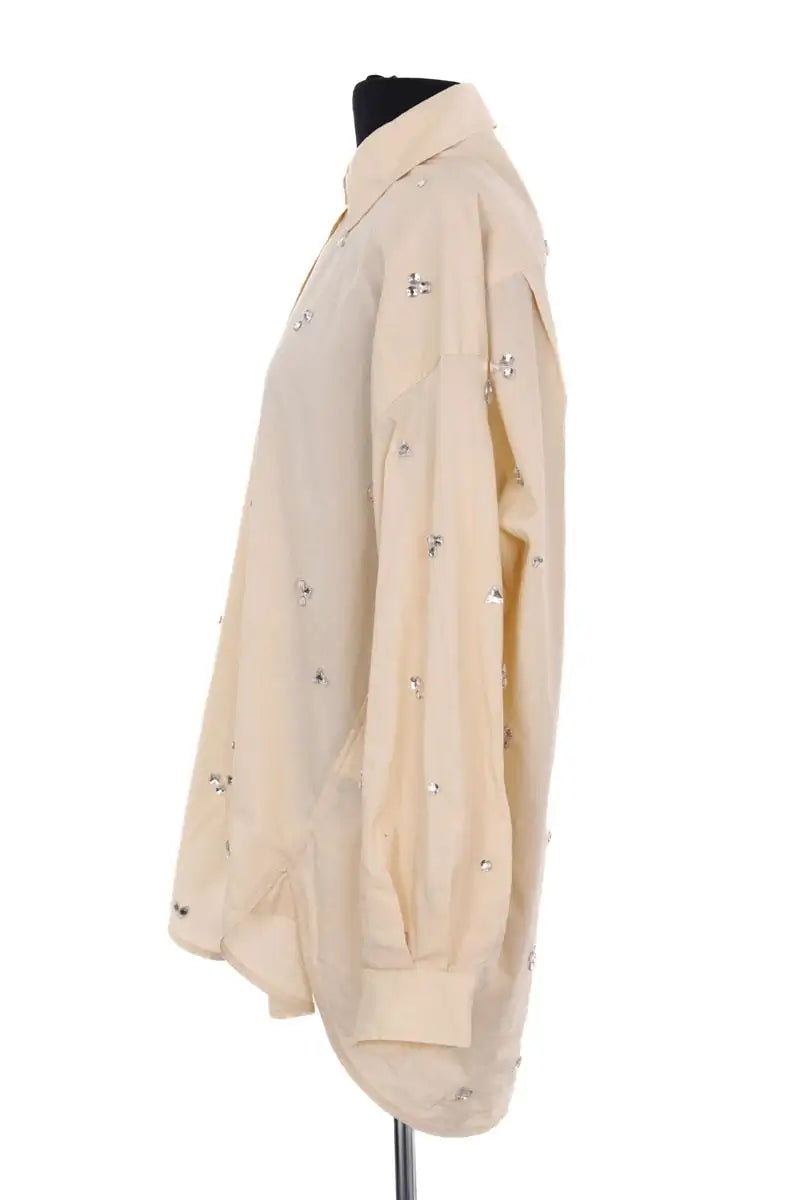 Chemise Sandro Beige en Coton