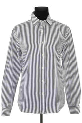Chemise Sandro Blanc en Coton, taille S - Seconde Main