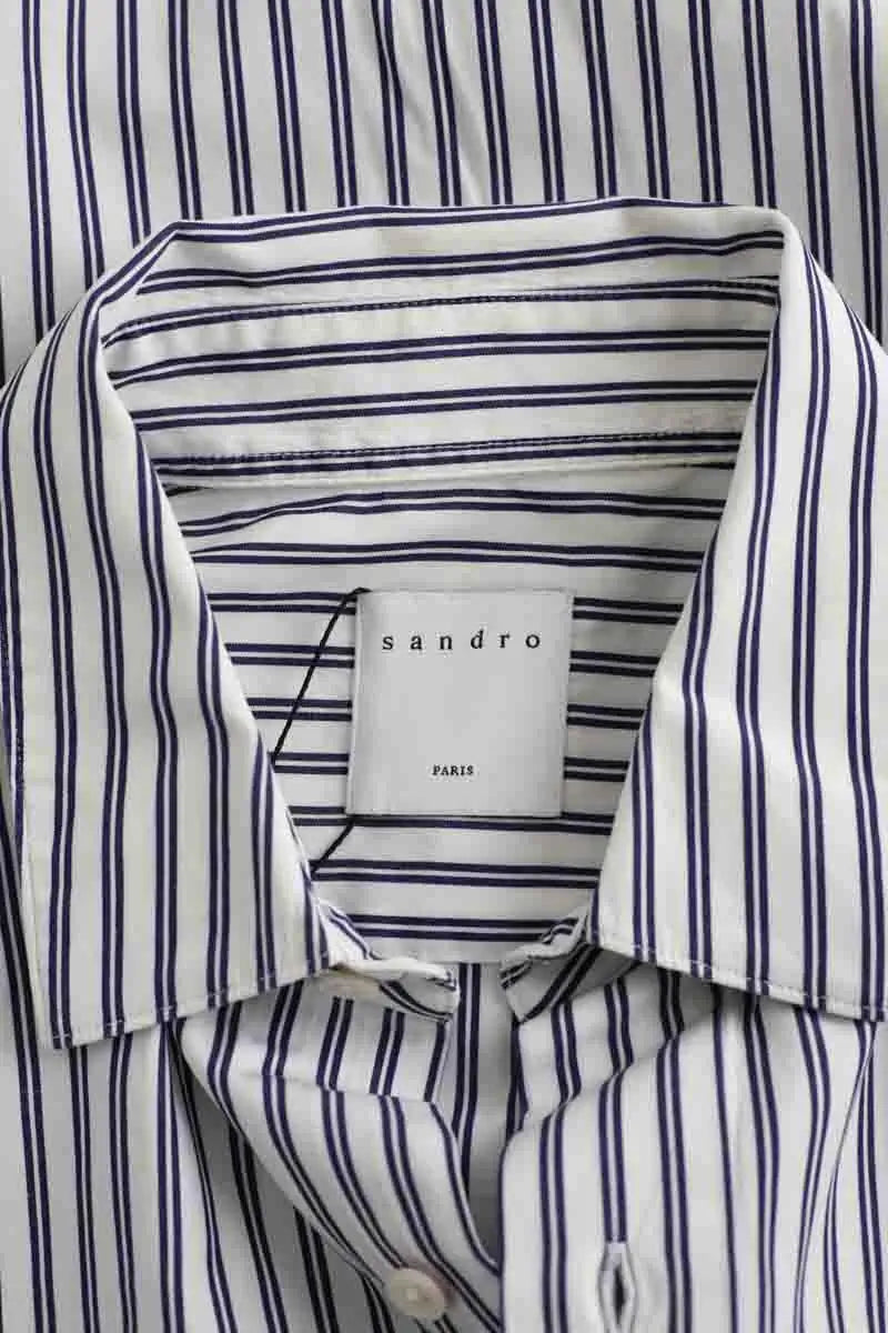 Chemise Sandro Blanc en Coton