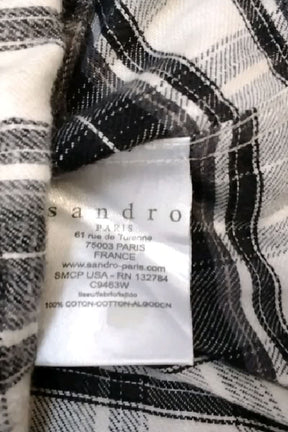 Chemise Sandro Blanc en Coton