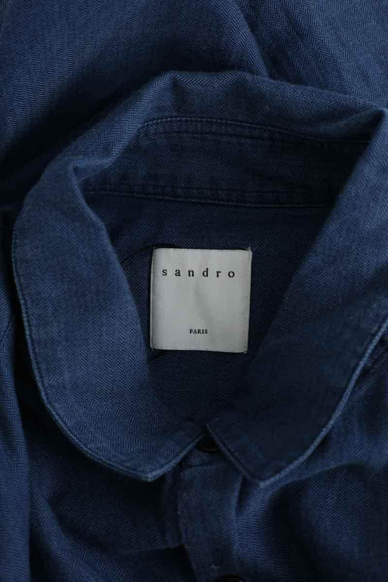 Chemise Sandro Bleu en Coton