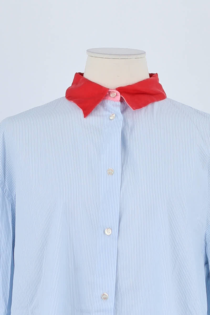 Chemise Sandro Bleu en Coton