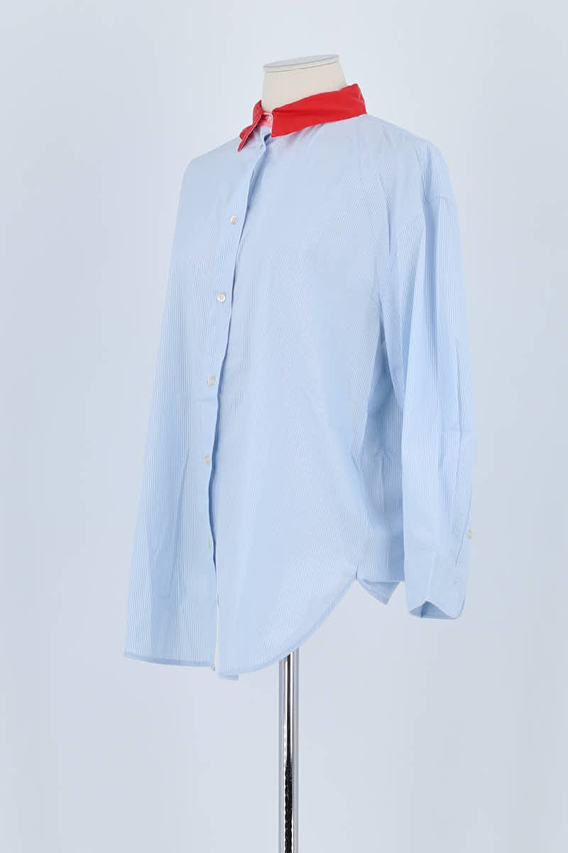 Chemise Sandro Bleu en Coton