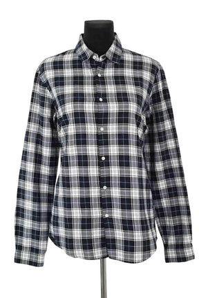 Chemise Sandro Bleu en Coton, taille M - Seconde Main
