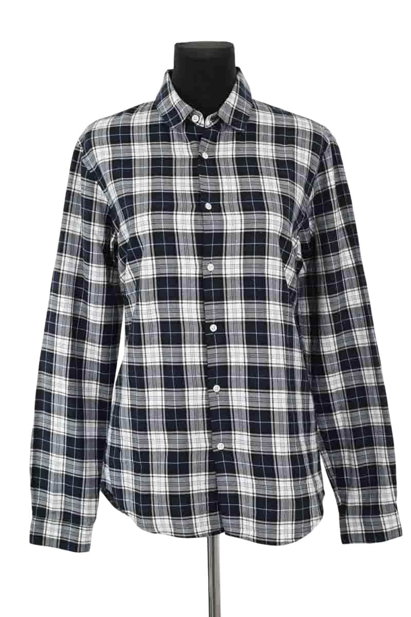 Chemise Sandro Bleu en Coton, taille M - Seconde Main