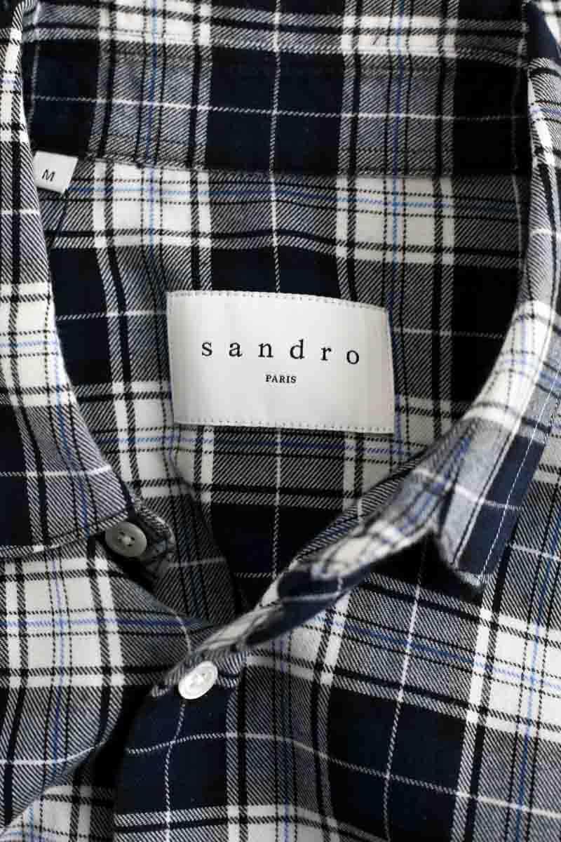 Chemise Sandro Bleu en Coton