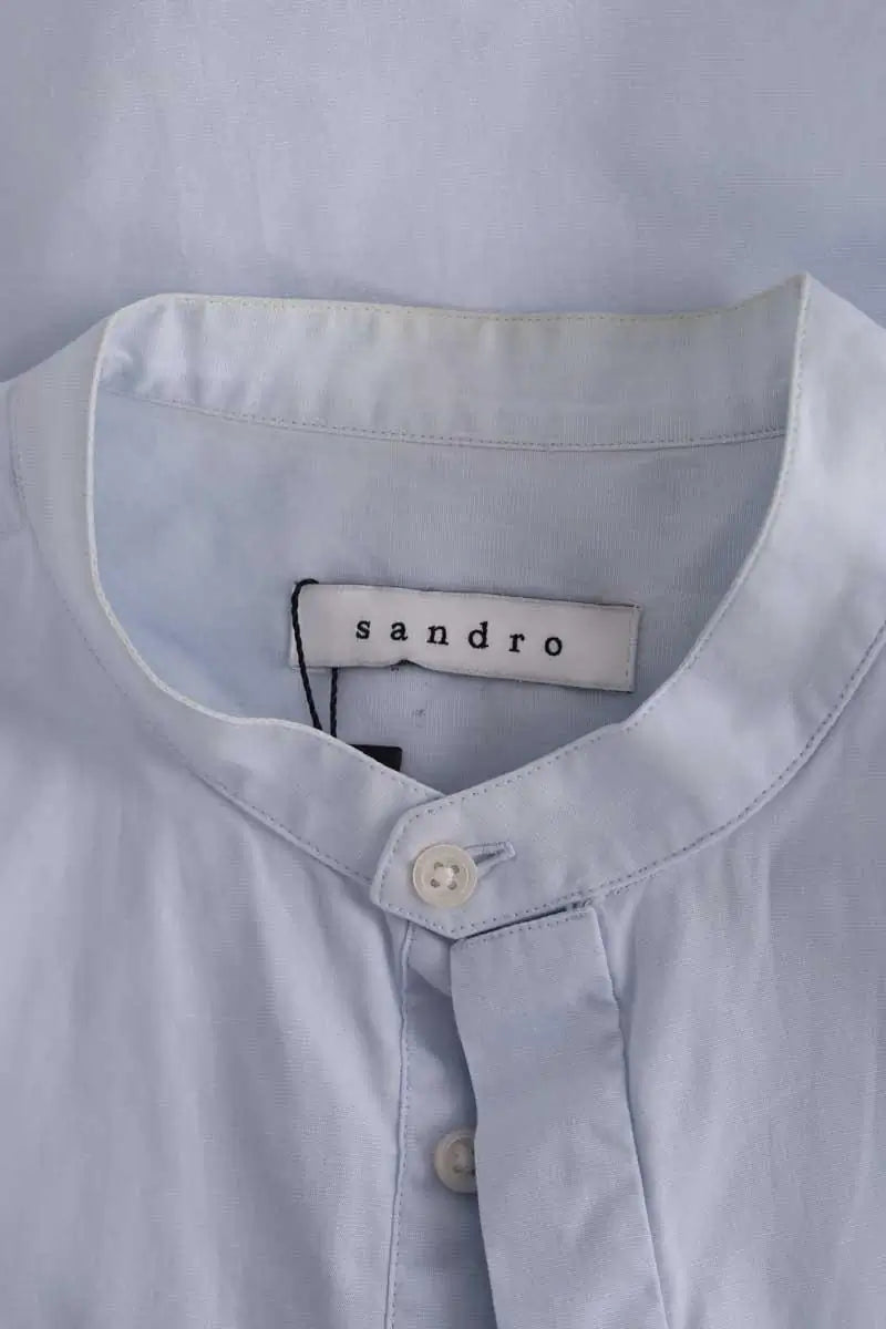 Chemise Sandro Bleu en Coton
